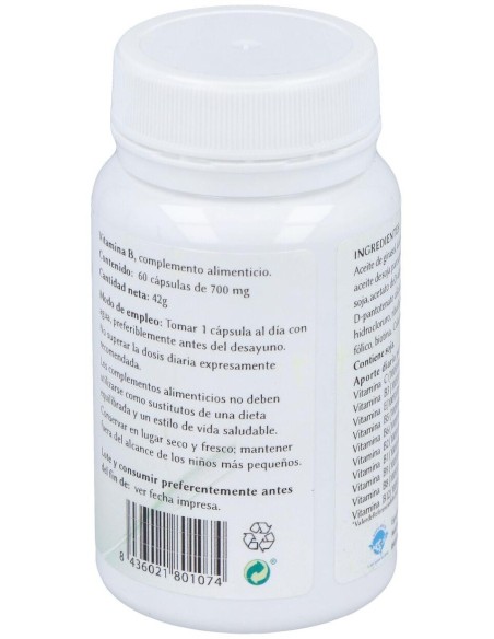Vitamina B+ Complex 60 Per. de Espadiet