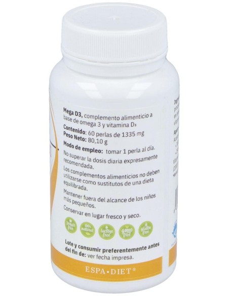 Mega D3 4000Ui 60Perlas de Espadiet