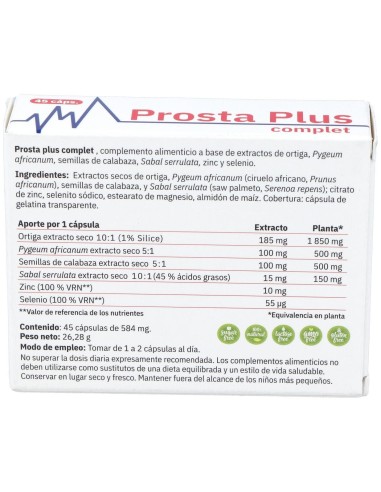 Prostaplus Complet 45 Cáp. de Espadiet