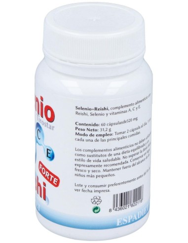 Selenio + Reishi 60 Cáp. de Espadiet