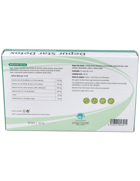 Depur Star Detox 20Viales de Espadiet