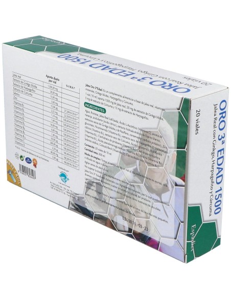 Jalea 3ª Edad 1500 Forte 20 Vial. de Espadiet