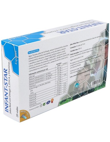 Jalea Infant Star Omega 20Viales de Espadiet