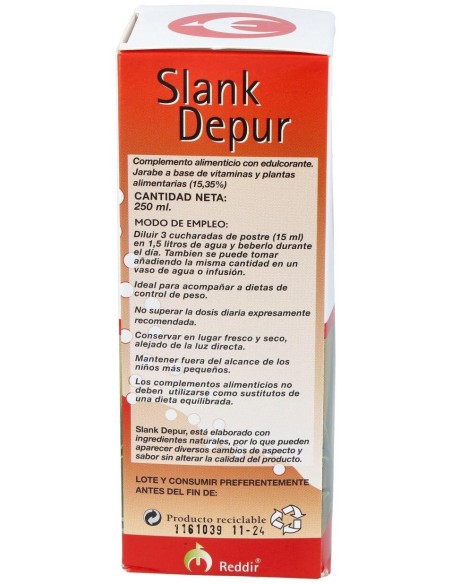 Slank Depur 250 Ml. de Reddir