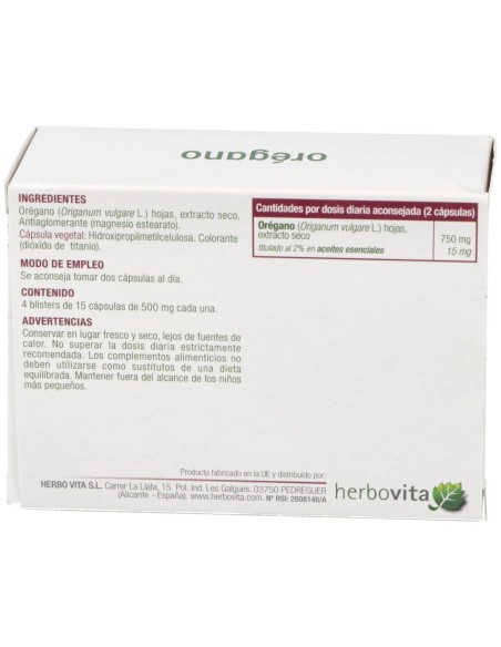 Oregano 60Cap. de Herbovita