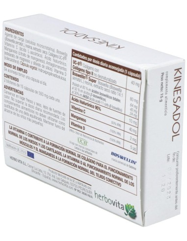 Kinesadol 30Cap. de Herbovita