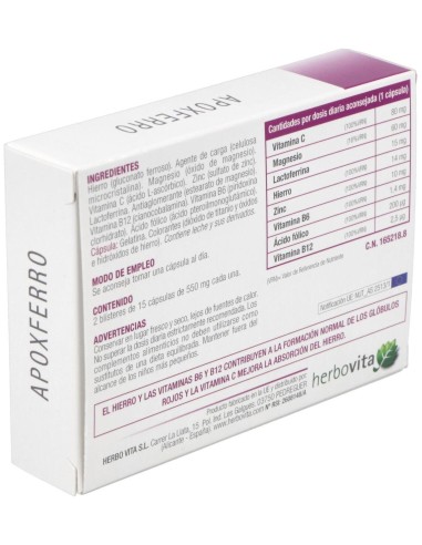 Apoxferro 30Cap. de Herbovita