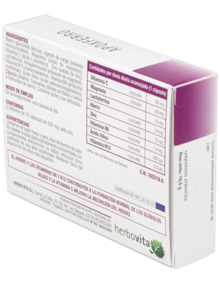 Apoxferro 30Cap. de Herbovita