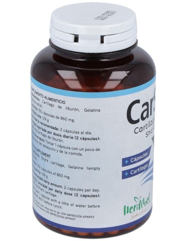 Carshark Cartilago De Tiburon 150Cap. de Herdibel