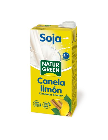 Naturgreen Bebida Soja Canela Limón 1L – Salud y Sabor