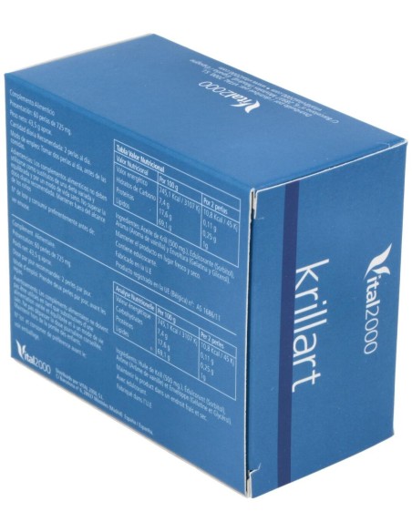Krillart Omega 3 Krill 60Perlas de Vital 2000