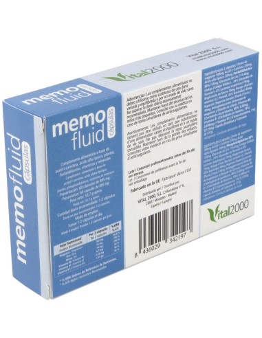 Memofluid 60Cap. de Vital 2000