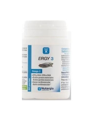 Ergy 3 60Perlas de Nutergia