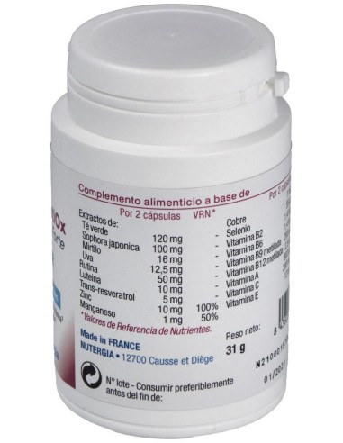 Ergyantiox Forte 60Cap. de Nutergia