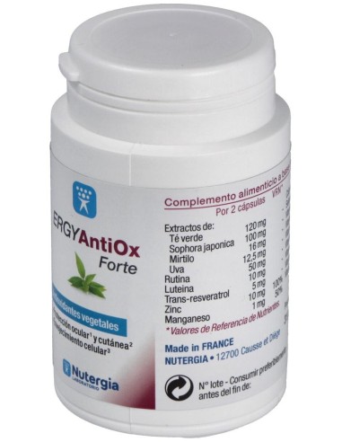 Ergyantiox Forte 60Cap. de Nutergia