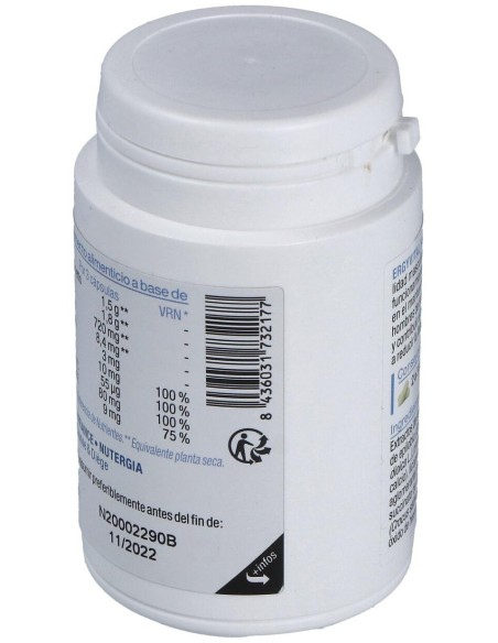 Ergyvital Hombre 60Cap. de Nutergia