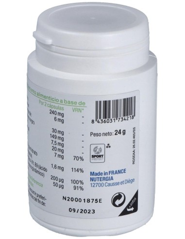 Ergytaurina Detox 60Cap. de Nutergia