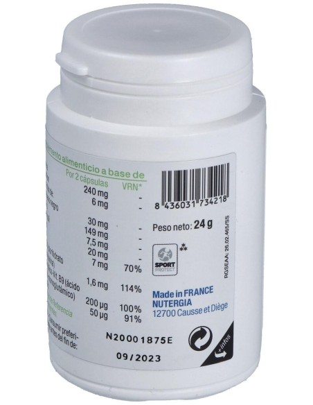 Ergytaurina Detox 60Cap. de Nutergia