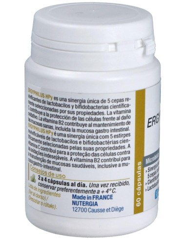 Ergyphilus Hpy 60Cap. (Refrigeracion) de Nutergia