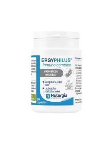 Ergyphilus Inmuno Complex 60Cap. (Refrigeracion) de Nutergia