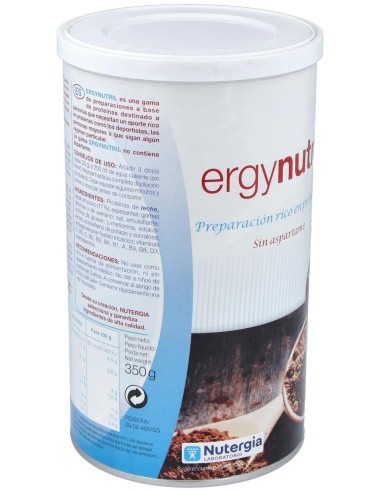 Ergynutril (Proteinas) Cacao Polvo 350Gr. de Nutergia
