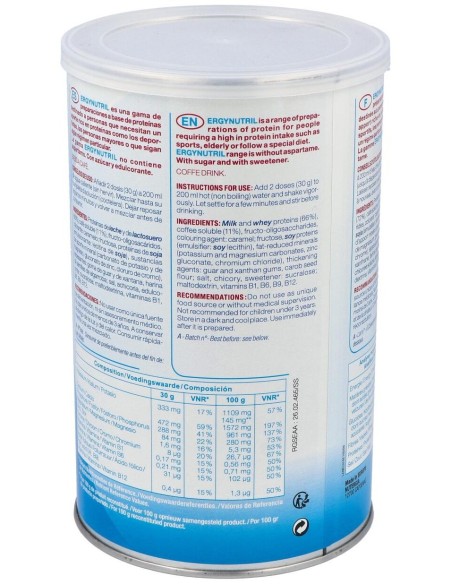 Ergynutril (Proteinas) Cafe Polvo 300Gr. de Nutergia