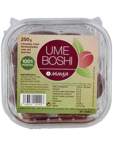 Umeboshi Natural 250Gr. de Mimasa