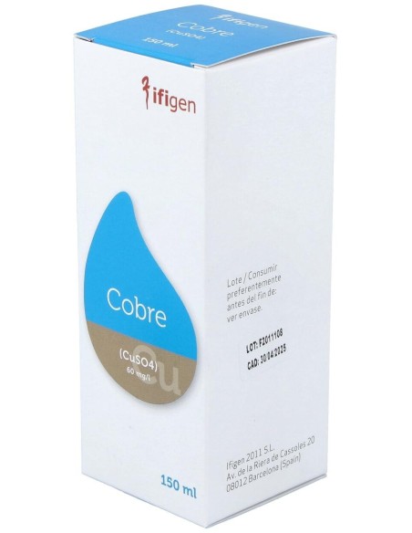 Cobre (Cu) Oligoelementos 150Ml. de Ifigen