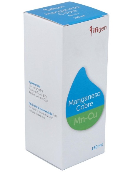 Manganeso-Cobre (Mn-Cu) Oligoelementos 150Ml. de Ifigen