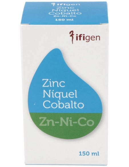 Zinc-Niquel-Cobalto (Zn-Ni-Co) Oligoelemento 150Ml de Ifigen