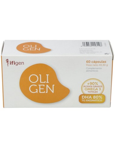 Oligen Dha 80% Tg Enzimatico 60Cap. de Ifigen