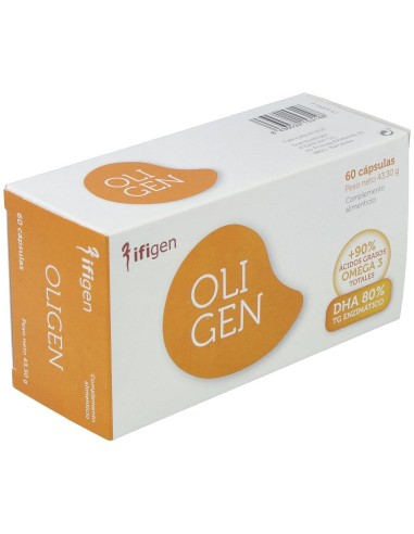 Oligen Dha 80% Tg Enzimatico 60Cap. de Ifigen