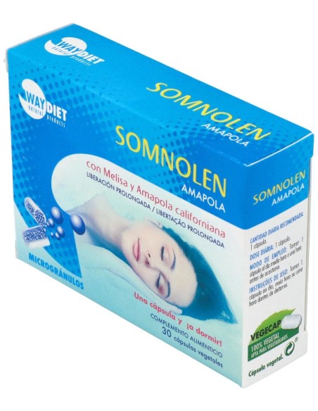 Somnolen Amapola 30Caps. de Waydiet Natural Products