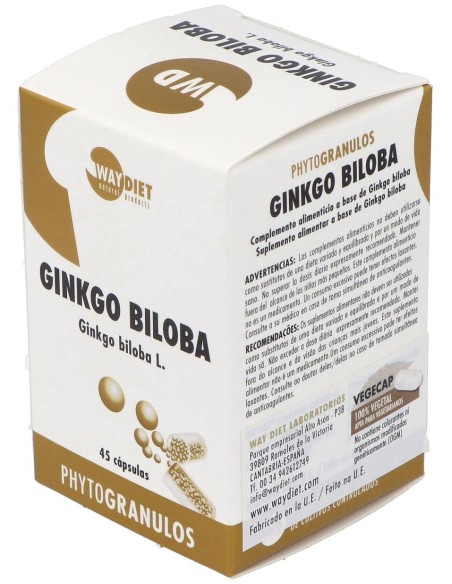 Ginkgo Biloba Phytogranulos 45Caps. de Waydiet Natural Products