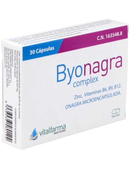 Byonagra Complex 30Cap. de Vitalfarma