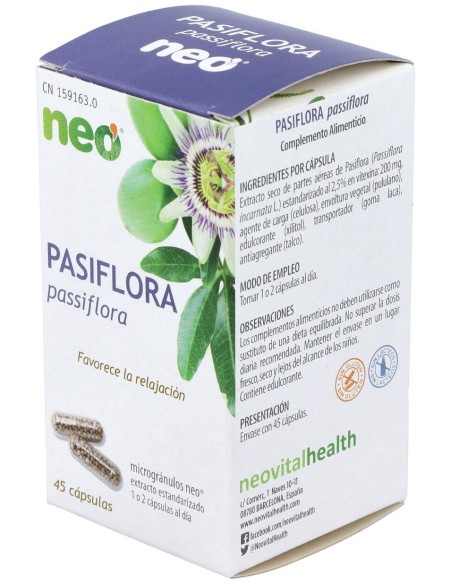 Pasiflora Microgranulos Neo 45Cap. de Neo