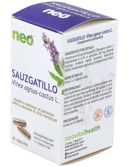 Sauzgatillo Microgranulos Neo 45Cap. de Neo