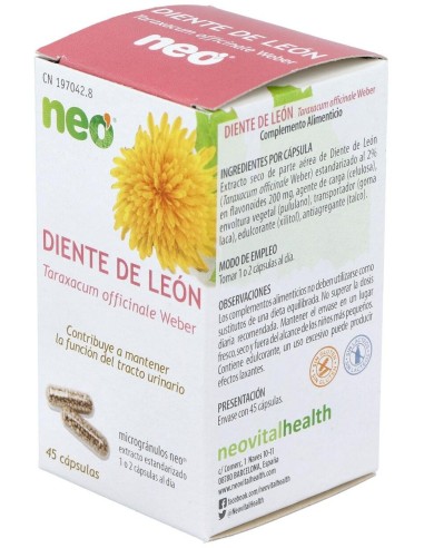 Diente De Leon Microgranulos Neo 45Cap. de Neo