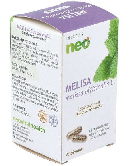 Melisa Microgranulos Neo 45Cap. de Neo