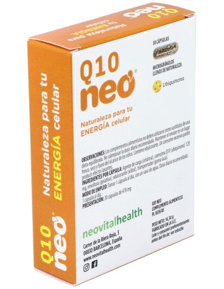 Q10 Neo 120Mg. 30Cap. de Neo