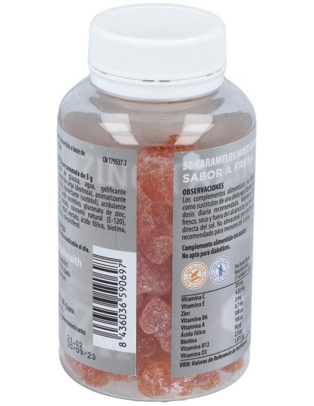 Neo Peques Vitazinc 30Caramelos Mast. de Neo