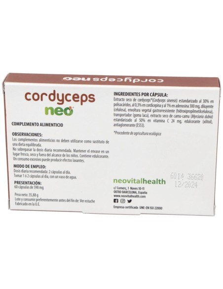 Mico Neo Cordyceps 60Cap. de Neo