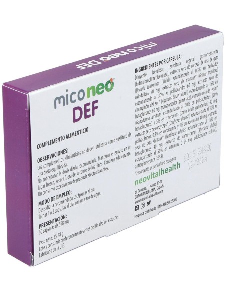 Mico Neo Def 60Cap. de Neo