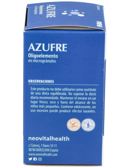 Azufre Microgranulos Neo 50Cap. de Neo