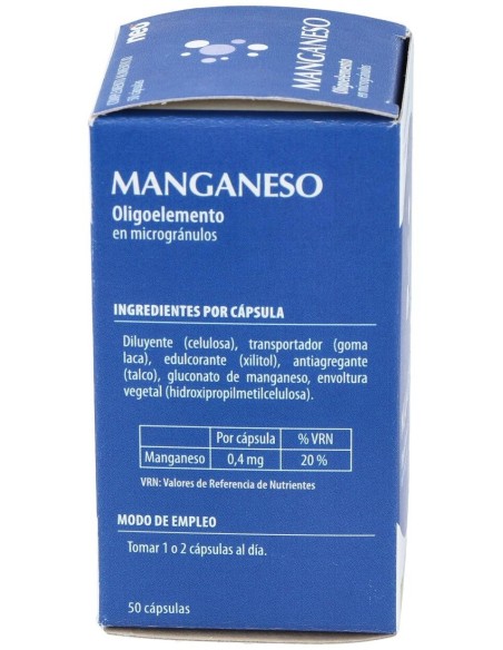 Manganeso Microgranulos Neo 50Cap. de Neo