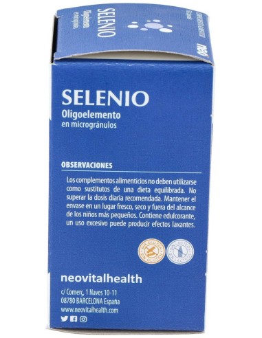 Selenio Microgranulos Neo 50Cap. de Neo
