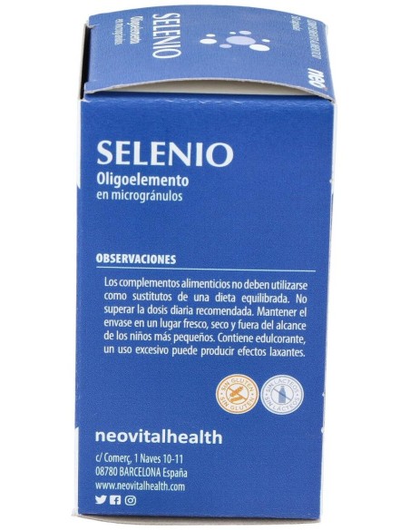 Selenio Microgranulos Neo 50Cap. de Neo