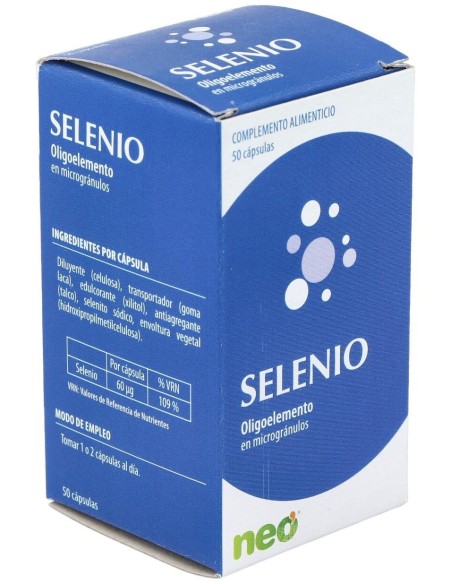 Selenio Microgranulos Neo 50Cap. de Neo