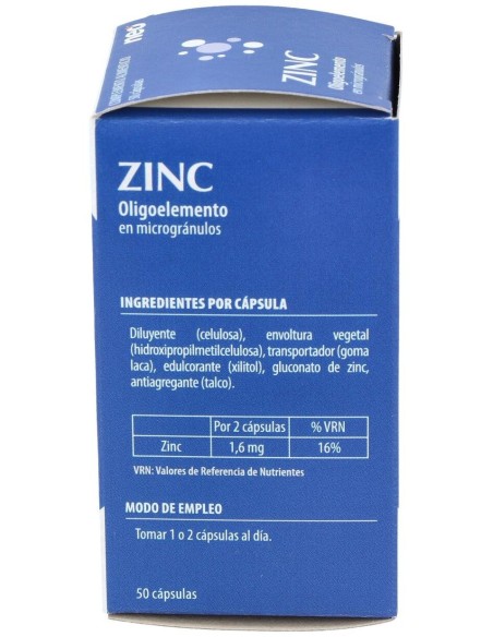 Zinc Microgranulos Neo 50Cap. de Neo