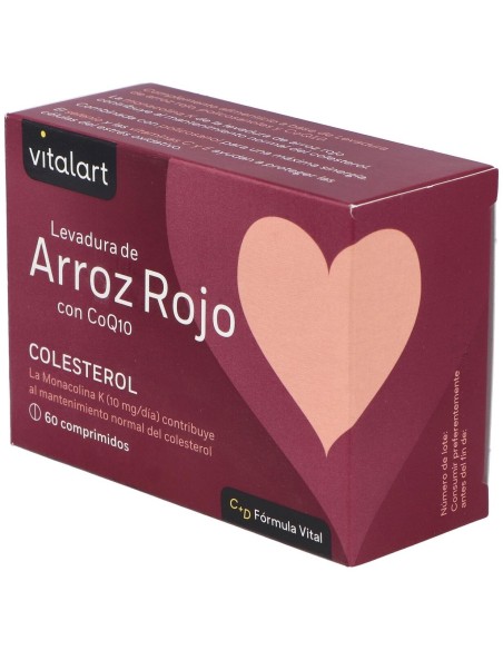 Vitalart Arroz Rojo Coq10 60 Comp de Vitalart
